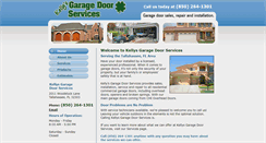 Desktop Screenshot of kellysgaragedoorservices.com